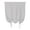 White, variant on Window Valance for Kitchen Tie Up Curtain Roman Shade Grommet Door Curtain Drapery for Home Decoration Adjustable Balloon Valance, 1 Piece, W 30 x L 46 in