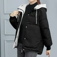 thumbnail image 4 of Christmas Clearance! ZVNAΖH Women Puffer Coat with Hood Zip Up Quilted Jacket Winter Parka Jacket Warm Cardigan Jacket Casual Padded Jacket, 4 of 7