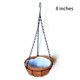 thumbnail image 1 of Toystoory Cesta colgante de metal, maceta con revestimiento de fibra de coco para balcón interior, jardín Jardín y Patio No.1 Toystoory HA025959-01, 1 of 6