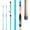 JHLSZB-7'0", variant on 7' Spinning Fishing Rod with 2 Tips, High Carbon Fiber Blank, Lightweight Action, AAA Cork Handle, Green Design, Freshwater & Inshore Saltwater Rod, Fishing