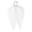 White, variant on Time and Tru Women's Eyelet Hair Tie with Tails, White