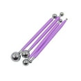 thumbnail image 1 of 4Pcs Stainless Steel Tools Spherical Sugar Set Group Double Head Clay Sewing Pen Cake Cooking Accessory StylusProfessional Purple, 1 of 9