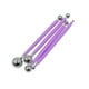 thumbnail image 1 of sweethay 4 Uds. De herramientas de acero inoxidable, juego de azúcar esférico, bolígrafo de costura de arcilla de doble cabeza, accesorio para cocinar Herramientas y accesorios para hornear Violeta sweethay  HA074814-03, 1 of 6