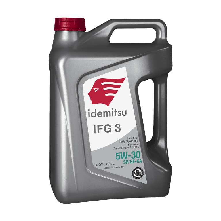 IDEMITSU IFG3 5W-30 SP/GF-6A Motor Oil - 5 qt, Case of 4  (30015204-95300C020)