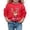 Red, variant on Tanghaowl Kids Hoodies Print Girls Long Sleeve Crewneck Sweatshirt Soft Casual Pullover Top for Holiday Season Christmas Style Pink 8-9 Years