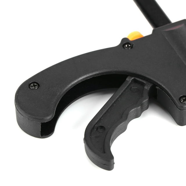 Woodworking F Clamp Grip with Quick Ratchet Release Squeeze Widely in Furniture Manufacturing