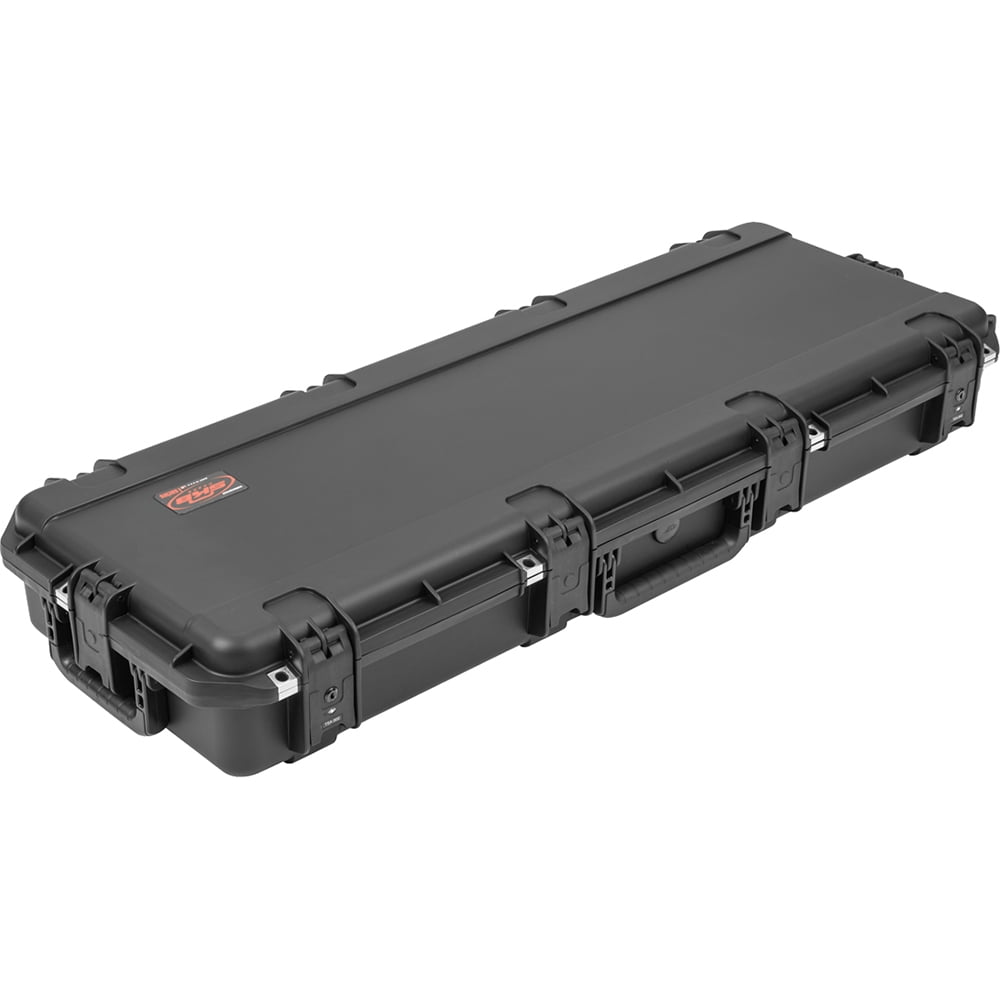 SKB iSeries Waterproof Strat and Tele Guitar Injection Molded Mil-Standard Waterproof Flight Case with Quiet-Glide Wheels