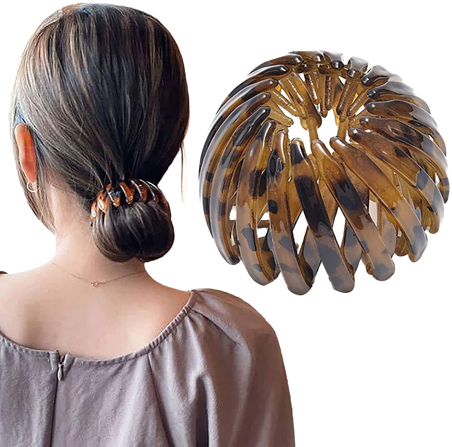 Fashion Women Bun Hair Claw Hair Clip Hair Accessories Female Ponytail Head wear 