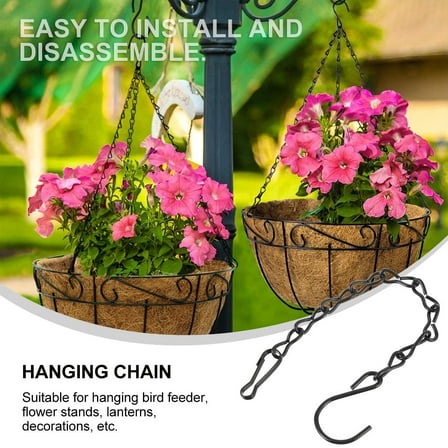 Masteelf 6Pcs 10kg Capacity Chain for Hanging Plants 9.4in