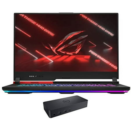 ASUS ROG Strix G15 Advantage Edition Gaming Laptop (AMD Ryzen 9 5980HX 8-Core, 16GB RAM, 512GB SSD, AMD RX 6800M, 15.6" 165Hz 2K Quad HD (2560x1440), WiFi, Bluetooth, Win 11 Home) with D6000 Dock
