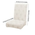 thumbnail image 2 of Lunxisen 2 Pcs Waterproof Dining Room Chair Covers, Super Fit Stretch Chairs Slipcovers Removable Washable Chair Seat Protectors for Home, Kitchen, Banquet, 2 of 8