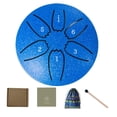 thumbnail image 1 of 3-Inch 6-Note Steel Tongue Drum with Paw Pattern - Portable Mini Handpan for Meditation, Music Lovers, Beginners, Kids & Adults, 1 of 8
