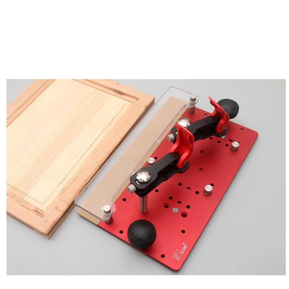 Precision Router Table Rail Coping Sled Woodworking Professional Rail Guide Safety Coping Sled for Cabinet Door Joints / Drawer Fronts