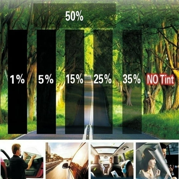 Most Cars Compatible Sunshade Film Car Home Tint Film Black 300Cmx50Cm 5 Vlt Mingyiq