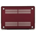 thumbnail image 6 of Mosiso MacBook Pro 15 Case 2017 & 2016 Release A1707, Plastic Hard Shell with Keyboard Cover with Screen Protector with Storage Bag for Newest MacBook Pro 15 Inch with Touch Bar, Marsala Red, 6 of 7