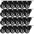 thumbnail image 1 of Caster Wheels Online Best Service Swivel, goma de 1.5 pulgadas, paquete de 24 unidades, 1 of 8