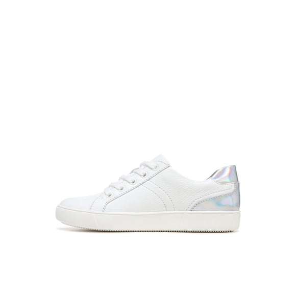 Zapatillas casuales de cuero blanco para mujer Naturalizer Morrison US8