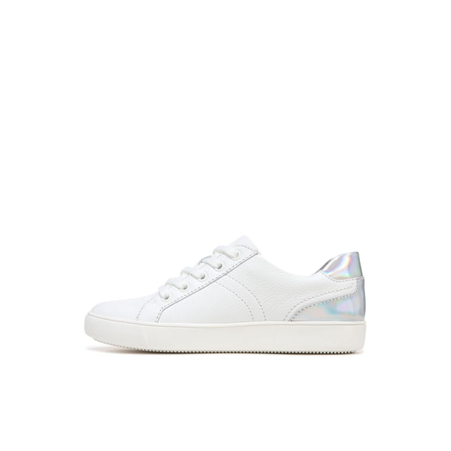 Zapatillas casuales de cuero blanco para mujer Naturalizer Morrison US8