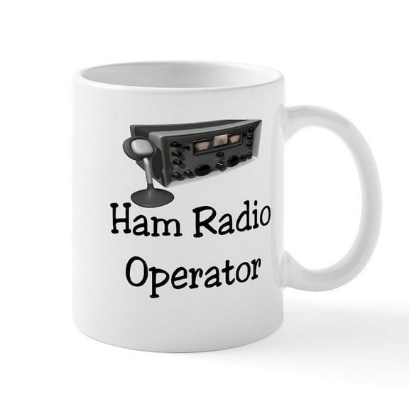 CafePress - Ham Radio Operator Mug - 11 oz Ceramic Mug - Novelty Coffee Tea Cup