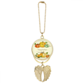 thumbnail image 1 of Cartoon Pumkin Thanksgiving Day Pattern Car Keychain Angel Wing Pendant, 1 of 4