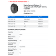 thumbnail image 2 of Engine Harmonic Balancer 1 - Compatible with 1996 Ford F-150 4.9L 6-Cylinder - Autopart Premium, 2 of 2