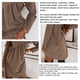 thumbnail image 5 of Vestido túnica de manga larga, vestido mini holgado con volantes y manga larga para mujer, vestido de corte regular con cuello redondo, estética elegante, 5 of 6