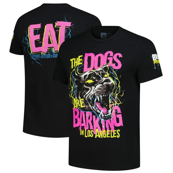 Men's Black Bron Breakker The Dogs Are Barking in Los Angeles T-Shirt