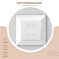 thumbnail image 3 of Phenofice Ethernet Faceplate ABS White 1Pcs for Efficient Cable Management Back to School, 3 of 6