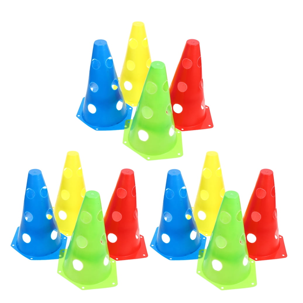 OHOIOLLA 12Pcs Plastic Cones for Football Agility and Coordination Exercises