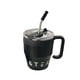 thumbnail image 2 of Taza aislada, taza de paja de acero inoxidable, duradera, portátil, reutilizable, taza térmica Taza de café para de leche Bebidas calientes frías Negro perfecl Taza aislada para sorber, 2 of 7