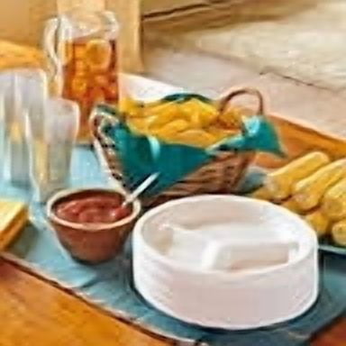 Hefty Supreme 3-Compartment Disposible Foam Plates, 10 1/4 Inch, 400 Count