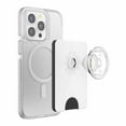 thumbnail image 3 of PopSockets PopWallet+For MagSafe Round with Adapter Ring White/Clear, 3 of 5