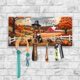 thumbnail image 2 of Thanksgiving Rottweiler Pilgrim Grateful, Thankful, Blessed Fall Welcome Wood Key Holder Rottie Dog Lover Gifts Idea Wall-mounted Key Rack Home Decor - 00021, 2 of 5