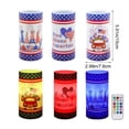 thumbnail image 3 of Flameless LED Electronic Candles with Remote Control for Independence Day Party and Home Decoration, 3 of 8