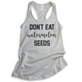 thumbnail image 1 of Don't Eat Watermelon Seeds Tank Top, Ladies Racerback Tank Top, Cute Pregnancy Tank, New Mom Tank, Silver Gray, Medium, 1 of 3