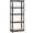 Black, variant on WSA 5-Tier Heavy Duty Shelves Metal Shelving Pack of 1 Adjustable Garage Storage Rack Boltless Steel Shelves Warehouse Organizer for Basement Pantry & Garage, Black (70.8" H x 35.4" W x 15.7" D)
