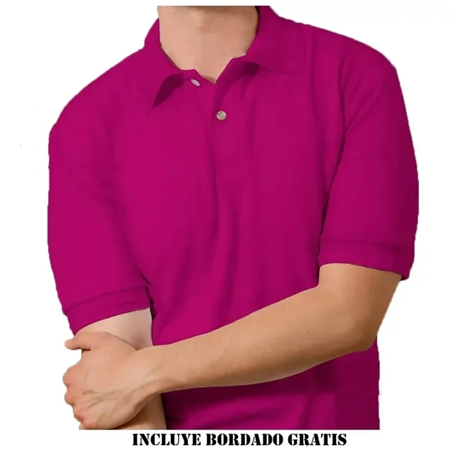 Playera Polo Personalizada Hombre Manga Corta Peso Completo