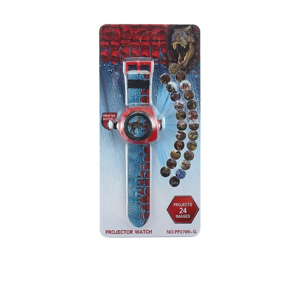 ChicYu 24 Dinosaur Images LED Light Up Projection Watch for Kids Electronic Toy with Glowing for Boys Girls Enhances Visual Stimulation