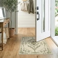 thumbnail image 2 of ODIKA 2'x3' Washable Doormat Non-Slip, Low Pile Farmhouse Watercolor Foliage Delicate Motifs Hardwood Forest for Entryway, Kitchen, Laundry Room, 2 of 7