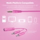 thumbnail image 2 of Audifonos alambricos Hypergear Kitty Gamer Rosa, 2 of 8