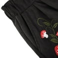 thumbnail image 4 of Rezuofi 2 Pcs Corduroy Shorts for Women Mushroom Embroidery Cottagecore Clothing Summer Casual Elastic Paperbag Waist Sweat Shorts, 4 of 6