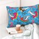 thumbnail image 4 of Fotbe Sharks Summer Funda de Almohada Decorativa Estilo Occidental, Lujo en Algodón, Fundas para Almohadas King, Cojín Estampado para Decoración del Hogar-14"x20", 4 of 6