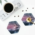 thumbnail image 5 of Balery 4 Pcs Boat Lighthouse Storm Wavesleather Coasters Set, Drink Table Cup Coasters For Living Room Kitchen Coffee Decor, 5 of 9