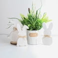 thumbnail image 2 of 3pcs Easter Bunny Wooden Craft Rabbit Shape Wood Cutouts for Painting Drawing, 2 of 8