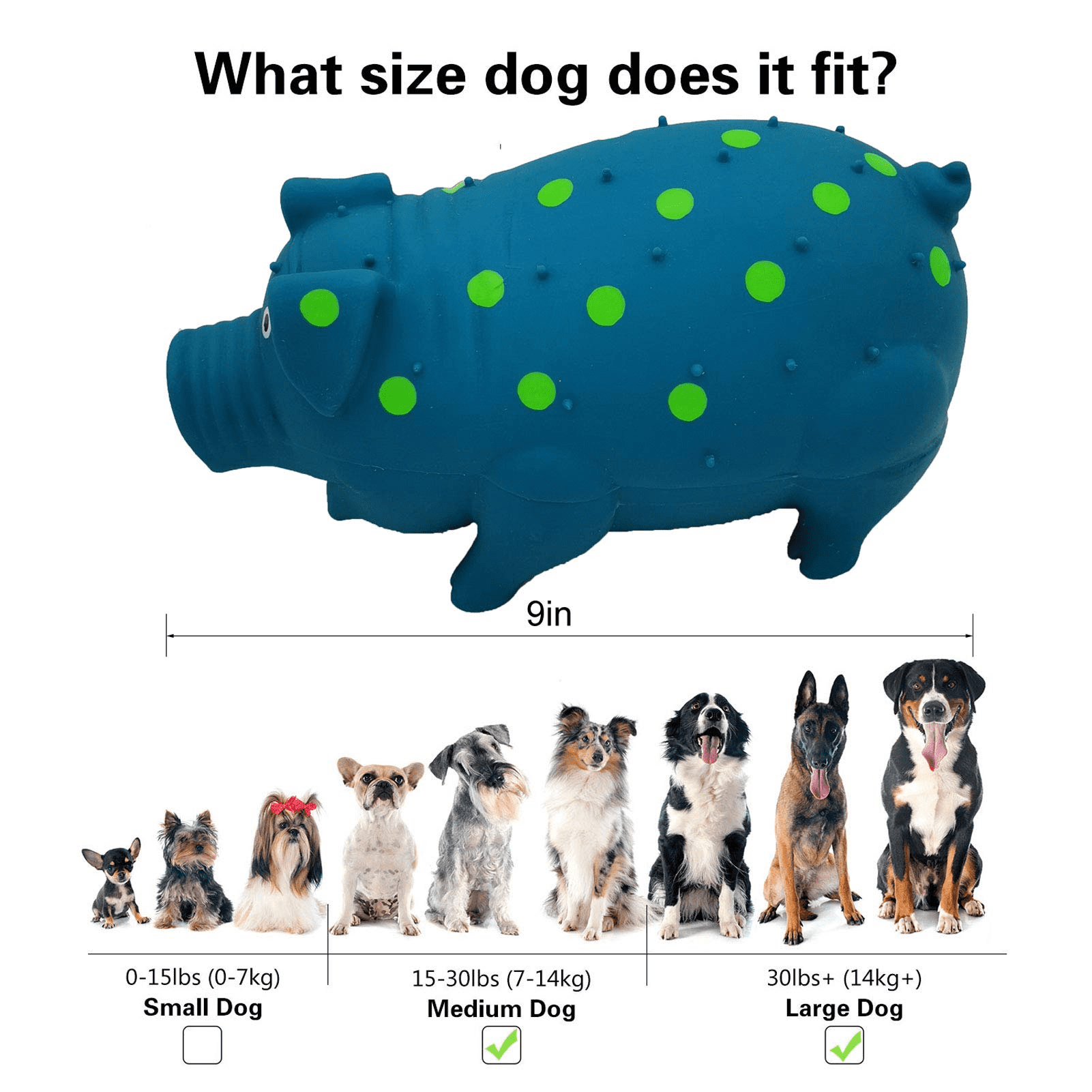 Yundap Squeaky Pig Dog Toys Grunting Pig Dog Toy That Oinks Grunts For Small Medium Large Dogs Squeeze Pig Toy For Dogs pig Dog Toy That Oinks pig