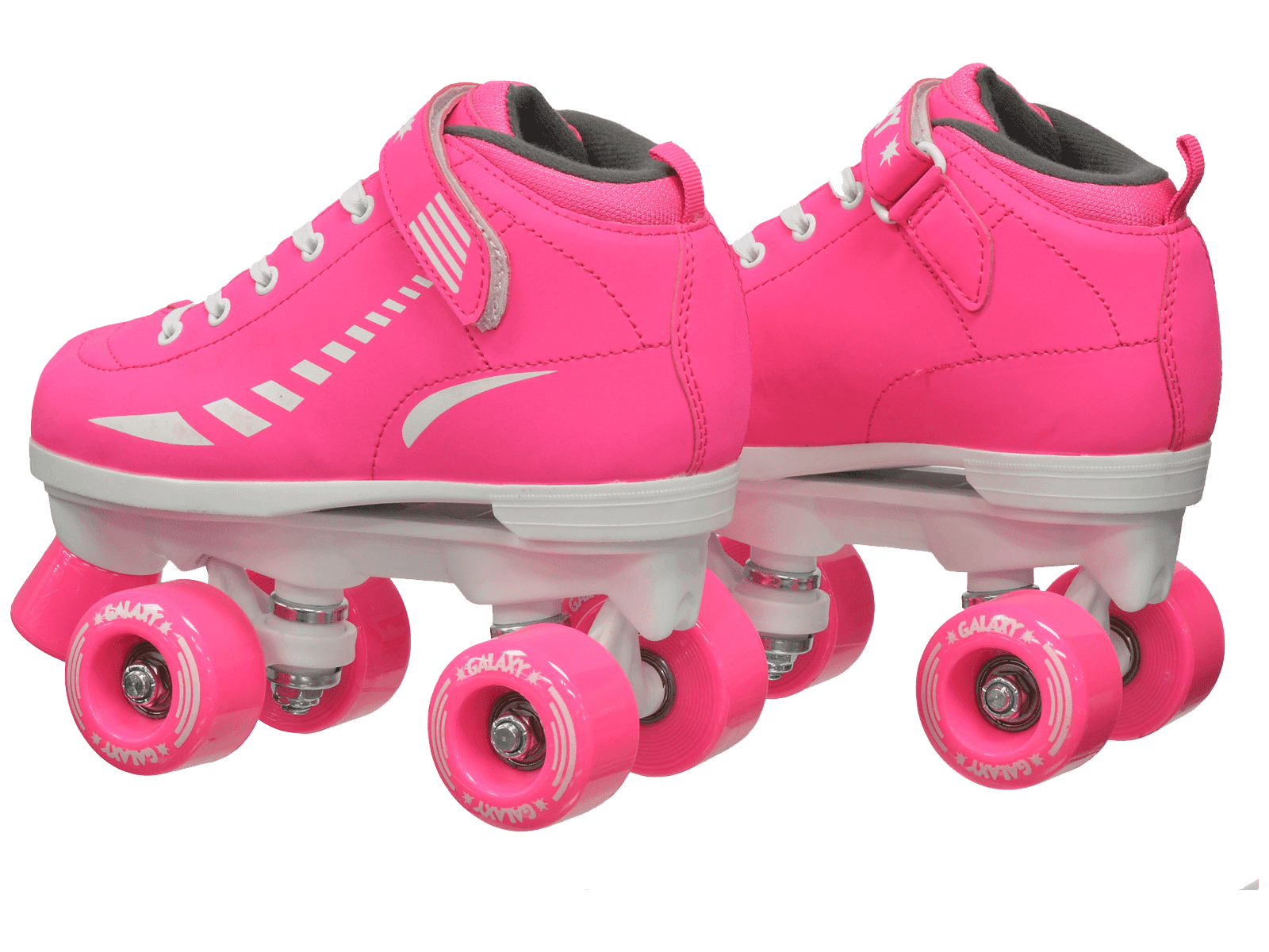 Pink & Black ! Bundle w/ Bag & Extra Laces New Epic Galaxy Elite Pink Quad Roller Skate 3 Pc 