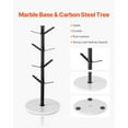 thumbnail image 4 of Mug Holder Tree with Marble Base 8 Hooks Cup Rack Stand for Counter Kitchen Home, 4 of 10