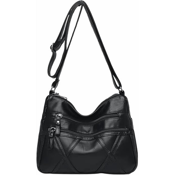 KXF Crossbody Bag for Women Lightweight Shoulder Bags Ladies Soft PU Leather Handbags