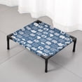 thumbnail image 7 of Cute Elevated Cat Bed Raised Pet Cot with Fun Print, Cooling Breathable Mesh for Cats Kittens Small Dogs, Avocado Cartoon Pattern Kitten Puppy Bed Indoor Outdoor, 7 of 7