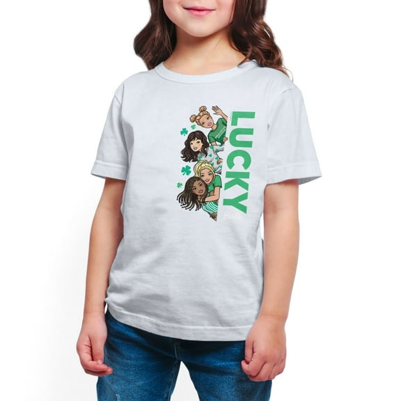 Barbie - St. Patrick's Day Lucky - Toddler And Youth Girls Short Sleeve Graphic T-Shirt